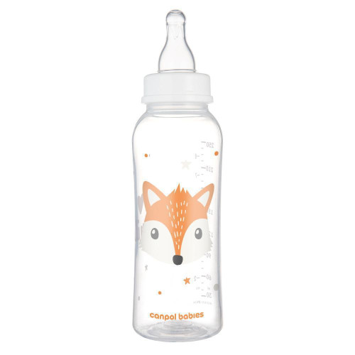 Fľaša úzkohrdlá Cute Animals 250 ml Canpol babies
