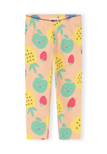 Dievčenské capri legíny Ovocie 3pack Minoti