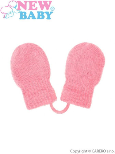 Detské zimné rukavičky New Baby so šnúrkou