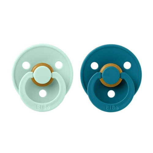Cumlíky kaučuk 2 ks 0-6 mesiacov Colour Bibs