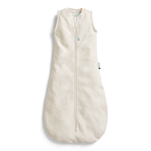Vrece na spanie organická bavlna Jersey Oatmeal Marle 0,2 tog ErgoPouch
