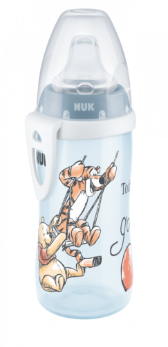 First Choice Active Cup fľaša 300 ml Medvedík Pú so silikónovým náustkom