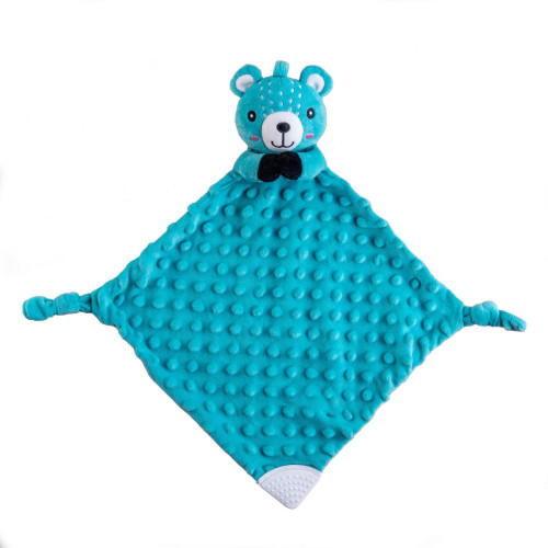 Zaspávač babyted hryzátko, hrkálka plyš 25x25 cm 0 m+