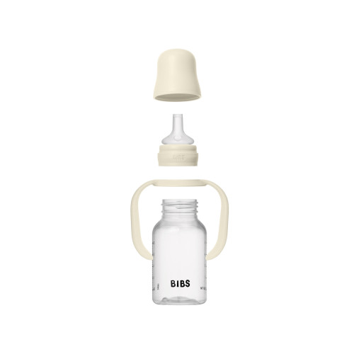 Detská fľaša so silikónovým náustkom 150 ml Bibs