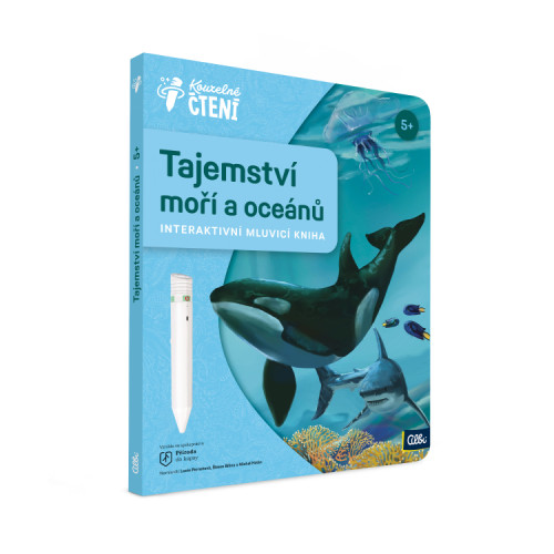 Kúzelné čítanie kniha Tajomstvo morí a oceánov Albi