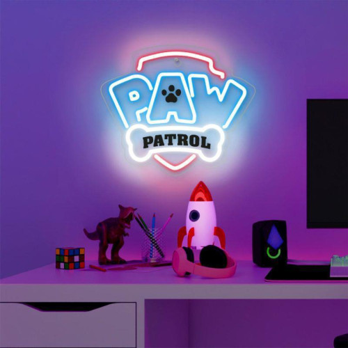 Dekoratívne LED neón Tlapková patrola - Logo