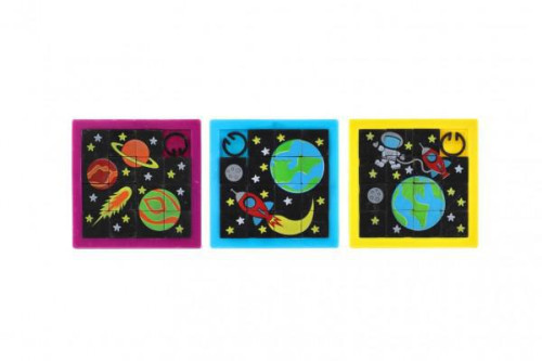Presúvačka hlavolam vesmír plast 7 x 7 cm