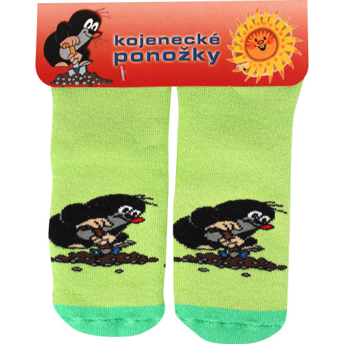 Ponožky dojčenskej froté Krtko obrázkové chlapčenské (3 páry)