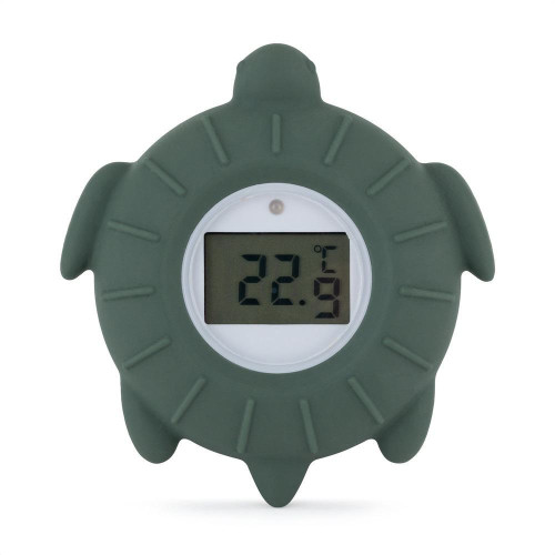 Teplomer silikónový digitálny Turtle Terry Misty Green 0 m+ Petite&Mars