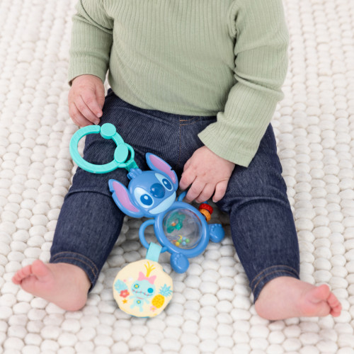Hračka na C krúžku senzorická Stitch Tummy Tumble™ 0 m+ Bright Starts