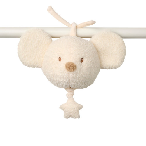 Hračka hudobná Teddy myška Nattou 16 cm, 0 m+