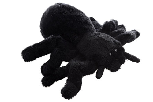Plyšový pavúk čierny 14 cm Eco-friendly