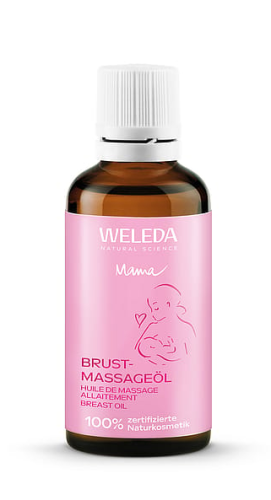 Olej na masáž prsníkov 50 ml Weleda