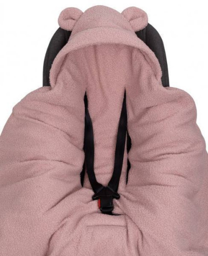 Oteplený fusák, deka s kapucňou do autosedačky Baránok Baby Nellys