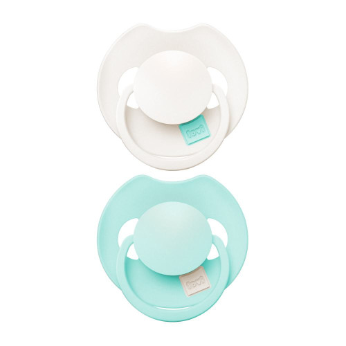 Cumlík silikónový dynamický Prime Tutti Frutti 0 - 6 m 2 ks Lovi Lagoon/Mint Cream