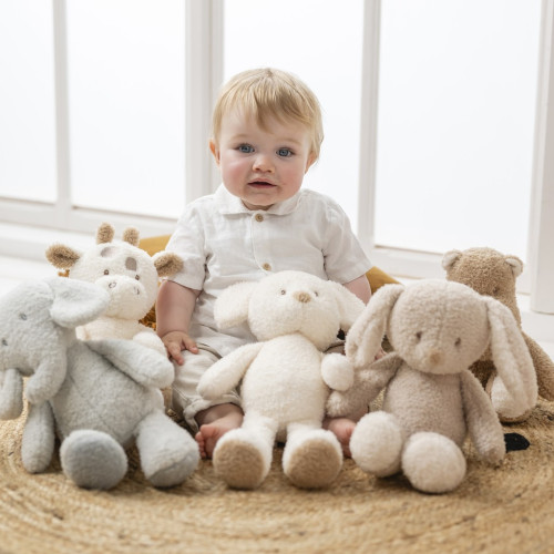Hračka plyšová Teddy zajačik 34 cm Nattou