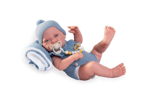 Realistická bábika bábätko s celovinylovým telom Sweet reborn Nacido 42 cm Antonio Juan