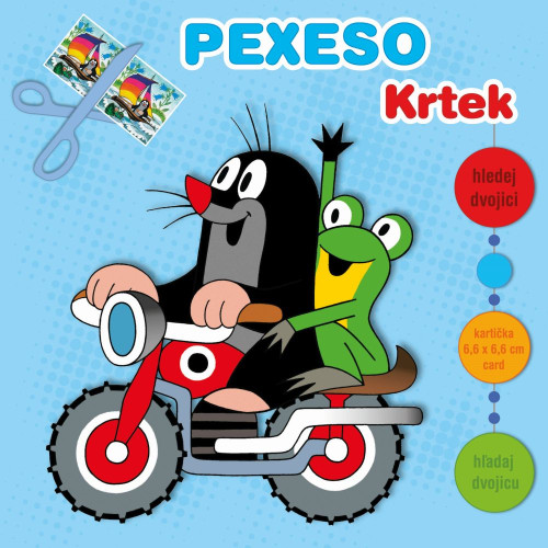 Pexeso zošitové vystrihovacie s maxi kartičkami Krtko