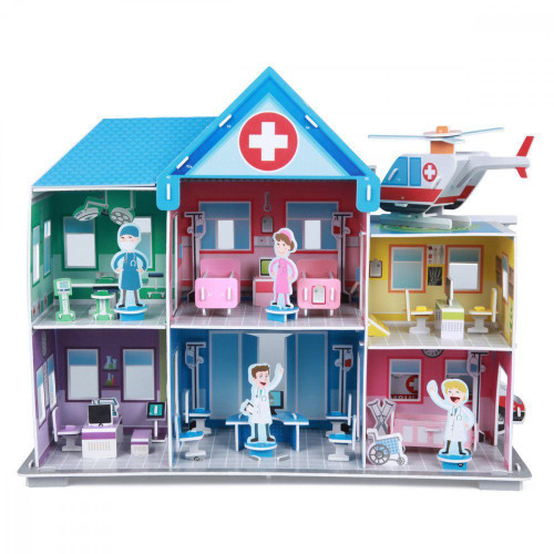 3D puzzle - Nemocnica Fiesta Crafts
