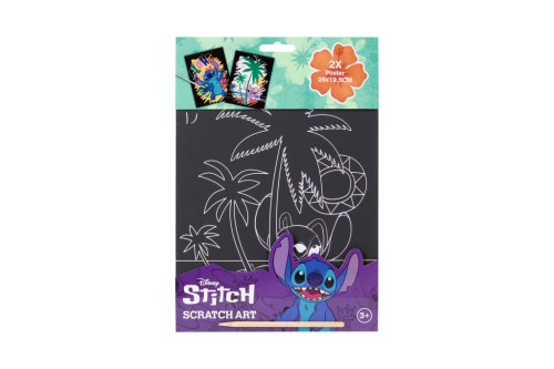 Vyškrabávacie obrázky Stitch 2 ks