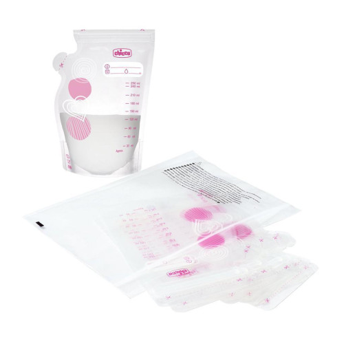 Vrecká na materské mlieko 250 ml 30 ks Chicco