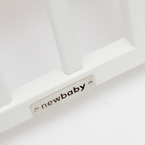 Detská postieľka so sťahovacou bočnicou a šuplíkom biela New Baby Lilly