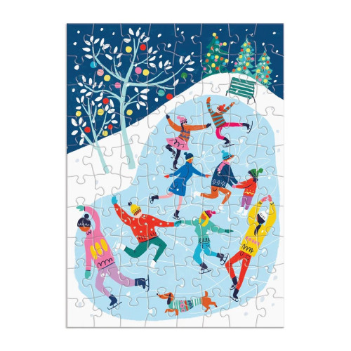 Galison Puzzle adventný kalendár 12 v 1