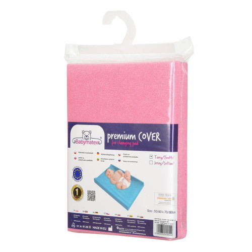 Poťah na prebaľovaciu podložku froté premium 50/60 x 70/80 cm Babymatex
