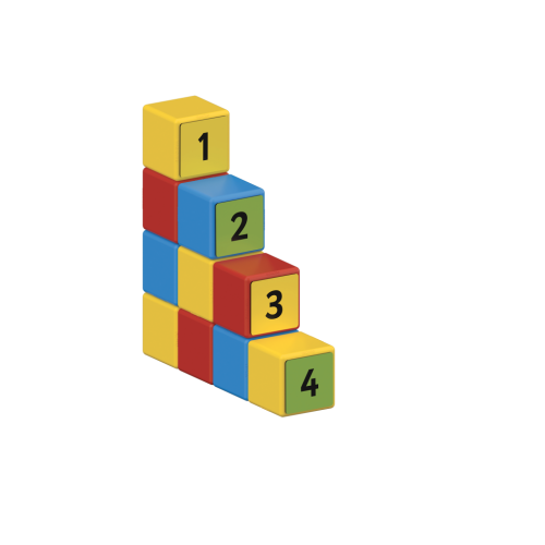 Geomag Magicube Math 61 dielikov