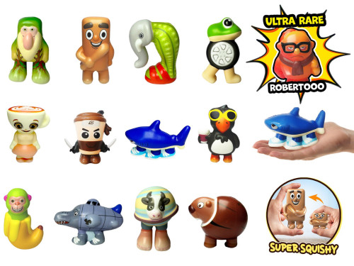 Brainrot PuffUps squishy 10-12 cm