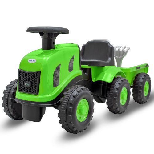 Detské odrážadlo traktor s vlečkou Benny Baby Mix