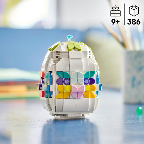 Dekoratívne veľkonočné vajíčko Lego