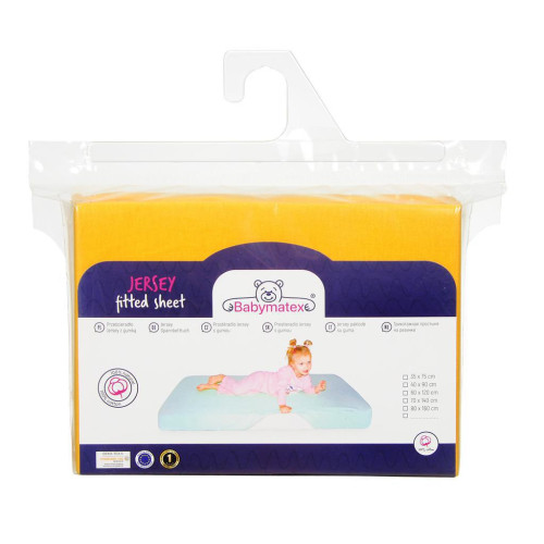 Prestieradlo jersey s gumou 70 x 140 cm BabyMatex