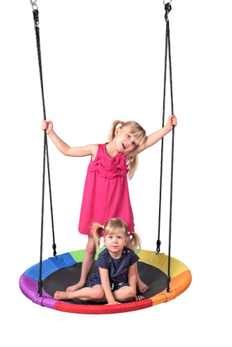 Hojdací kruh (priemer 100 cm) dúhový