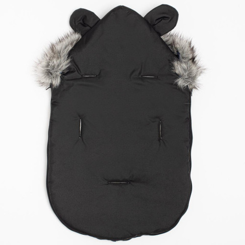 Zimný fusak New Baby Lux Fleece graphite