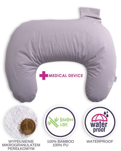 Bambusový polohovací vankúš MiniRelax 150 cm Babymatex