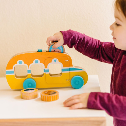 Drevený Autobus GO TOTs Melissa & Doug