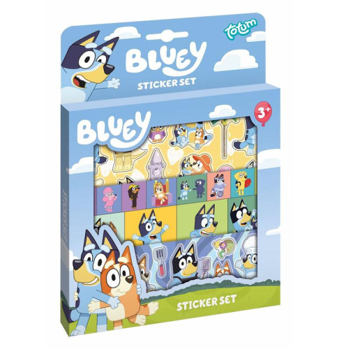 Bluey darčekový box so samolepkami Totum