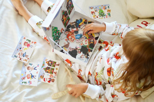 Magnetická kniha Vianoce – Christmas Magnetic Book Edukid
