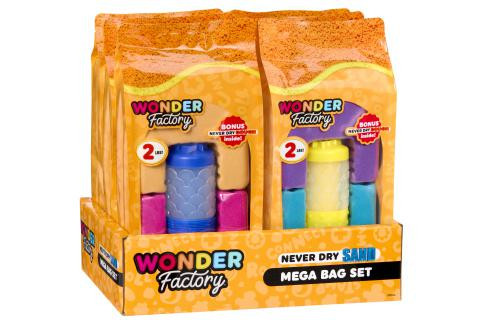 Nevysychajúci piesok a modelína v taške Wonder