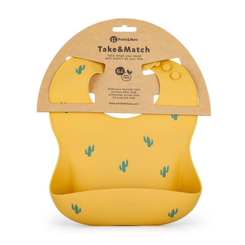 Podbradník silikónový Take&Match 6 m+ Petite & Mars