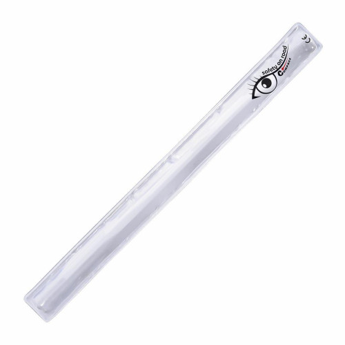 Reflexná samonavíjacia páska Roller strieborná 30 cm