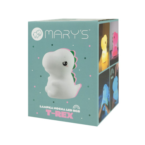 LED silikónová nočná lampička Rgb - T-Rex Mary's