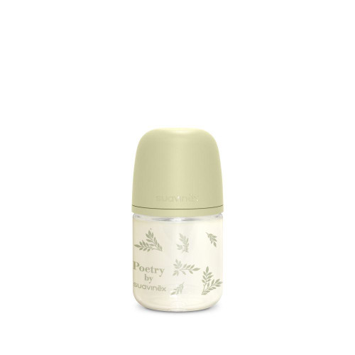 Fľaša sklo Poetry 120 ml fyziologická SX Pro 0 m+ SF Suavinex
