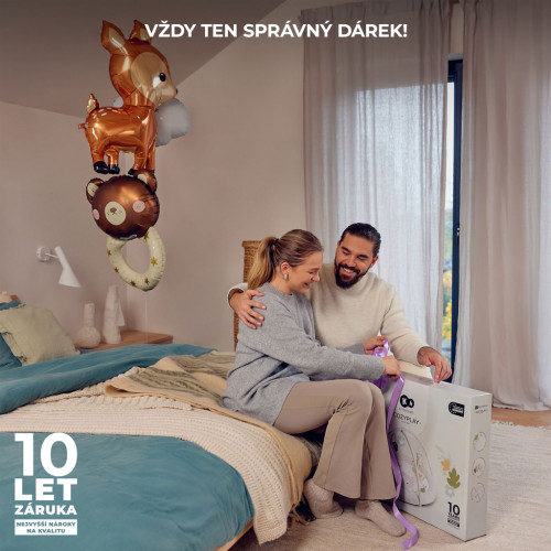 Deka hracia s hrazdičkou Cozyplay Light Grey Kinderkraft