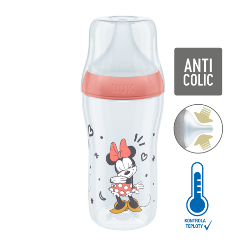 Perfect Match fľaša Mickey s kontrolou teploty 260 ml Nuk