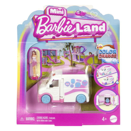 Mini Barbieland dopravné prostriedky - klinika na bicykloch