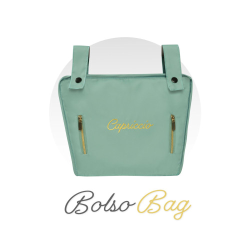 Skladací kočík pre bábiky 3 v 1 s taškou Capriccio 73 cm DeCuevas