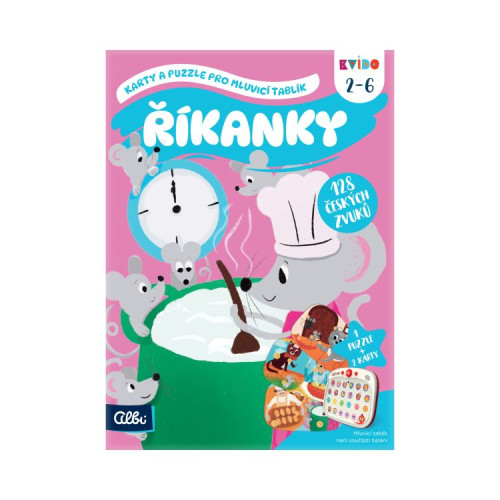 Kvído - Karty a puzzle pre hovoriaci tabliet: Říkanky Albi