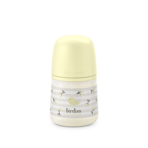 Fľaša dojčenská 150 ml fyziologická S Birdies Suavinex